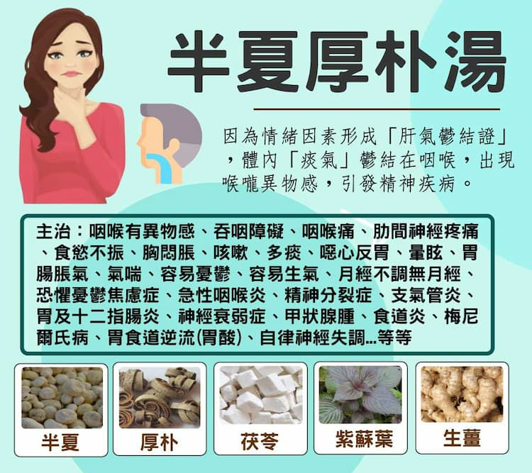 半夏厚朴汤的功效与作用大揭秘!适合哪些人看完就清楚!