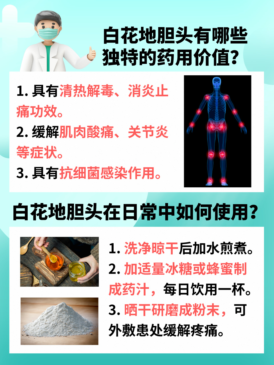 揭秘地胆头的功效与作用,原来这种野菜有这么多好处。