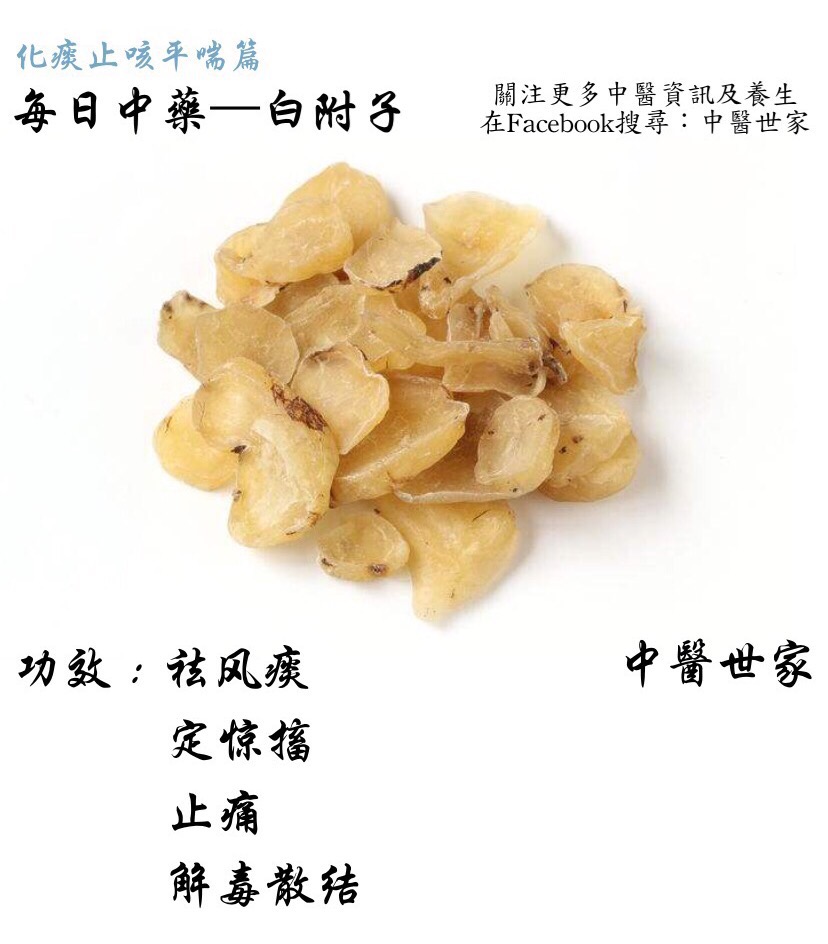 白附子的功效与作用不了解?看完这篇你就全明白了!